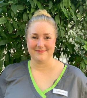 Unsere Mitarbeiterin Alexandra