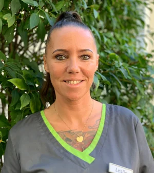 Unsere Mitarbeiterin Leslie